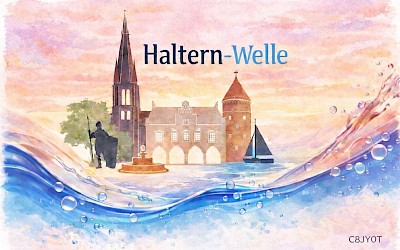 Skizziertes Bild von Haltern-Welle